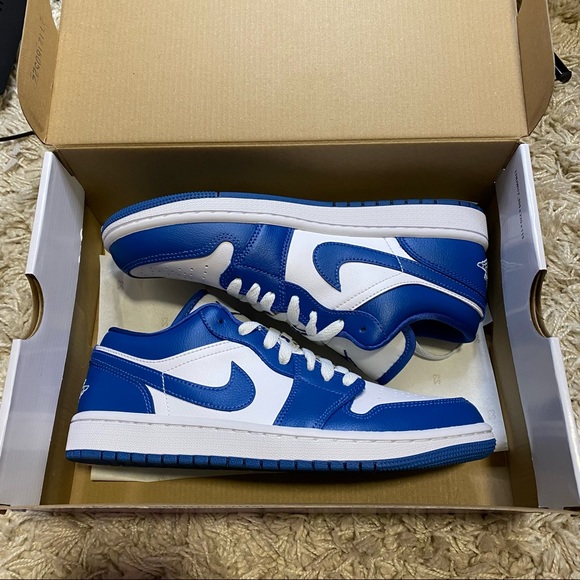 Jordan 1 Low Marina Blue - Picture 2 of 2